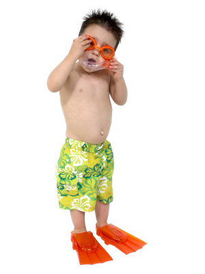 Boy in Scuba gear