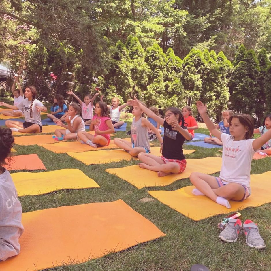 The practice of Yoga goes back centuries, the basics around yoga practice apply to everyone. Badger introduced Yoga to our program over 7 years ago, to teach this ancient form of exercise to our campers.